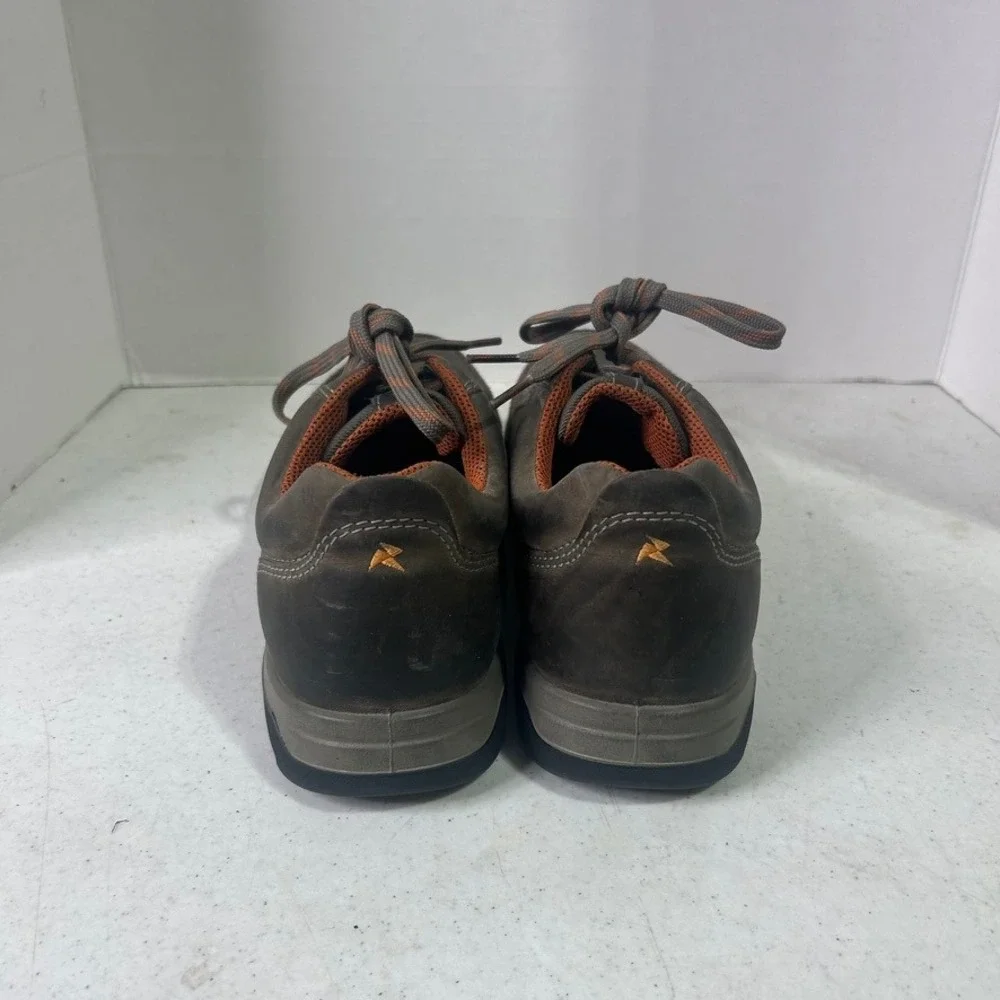 Ecco Receptor Technology Mens Brown Leather Hiking Shoes Sneakers Size 42